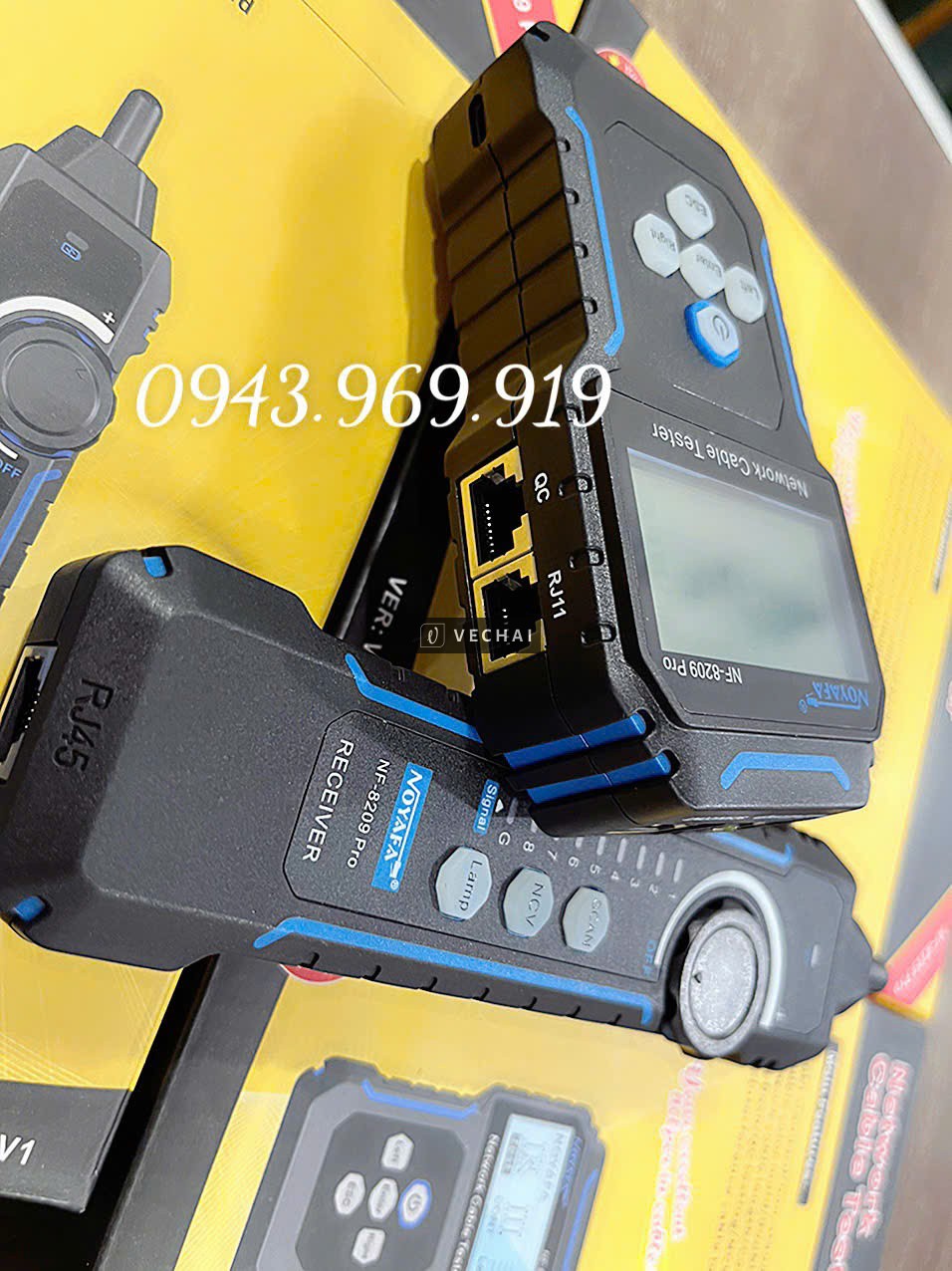 NF-8209 Pro Bộ Test Dây, Đo Chiều Dài Dây, Dò Dây, PoE Có Màn Hình LCD