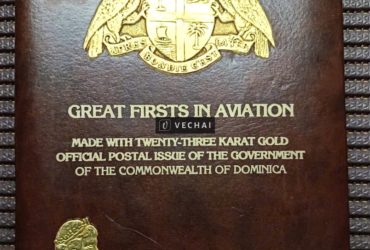 BỘ SƯU TẬP 30 TEM VÀNG 23K "NHỮNG CỘT MỐC ĐẦU TIÊN VĨ ĐẠI TRONG HÀNG KHÔNG THẾ GIỚI"