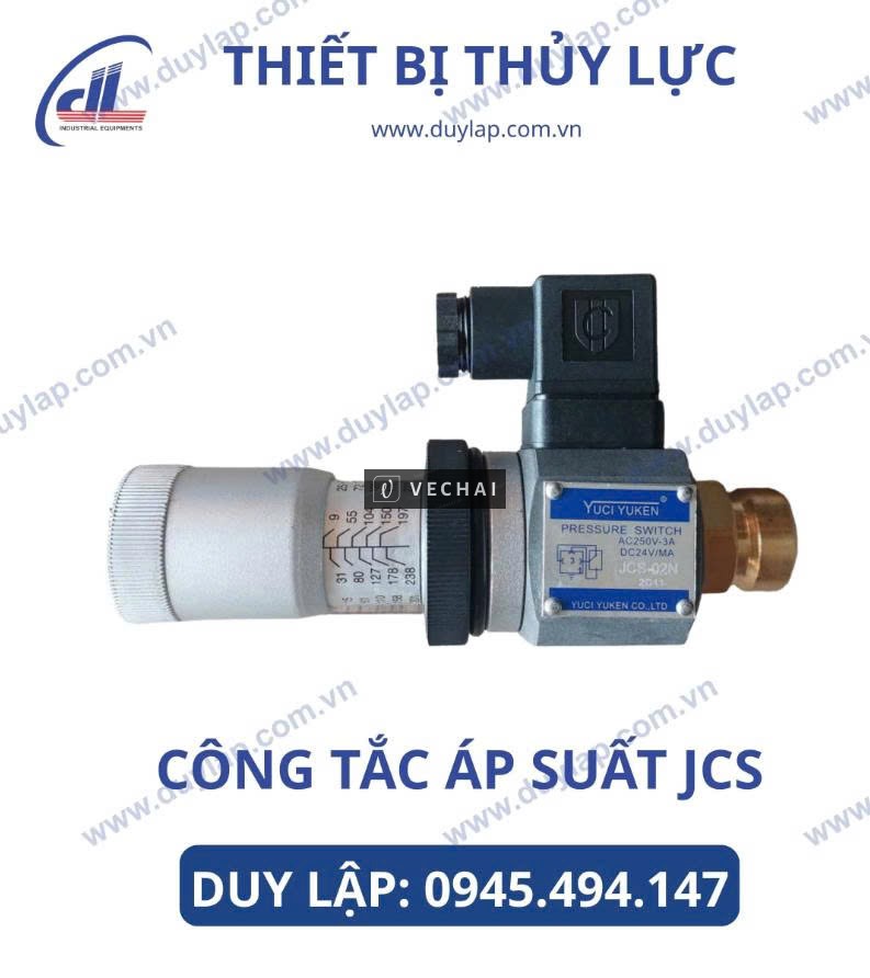 Công tắc áp suất JCS YuciYuken, chuyên dùng áp suất cao