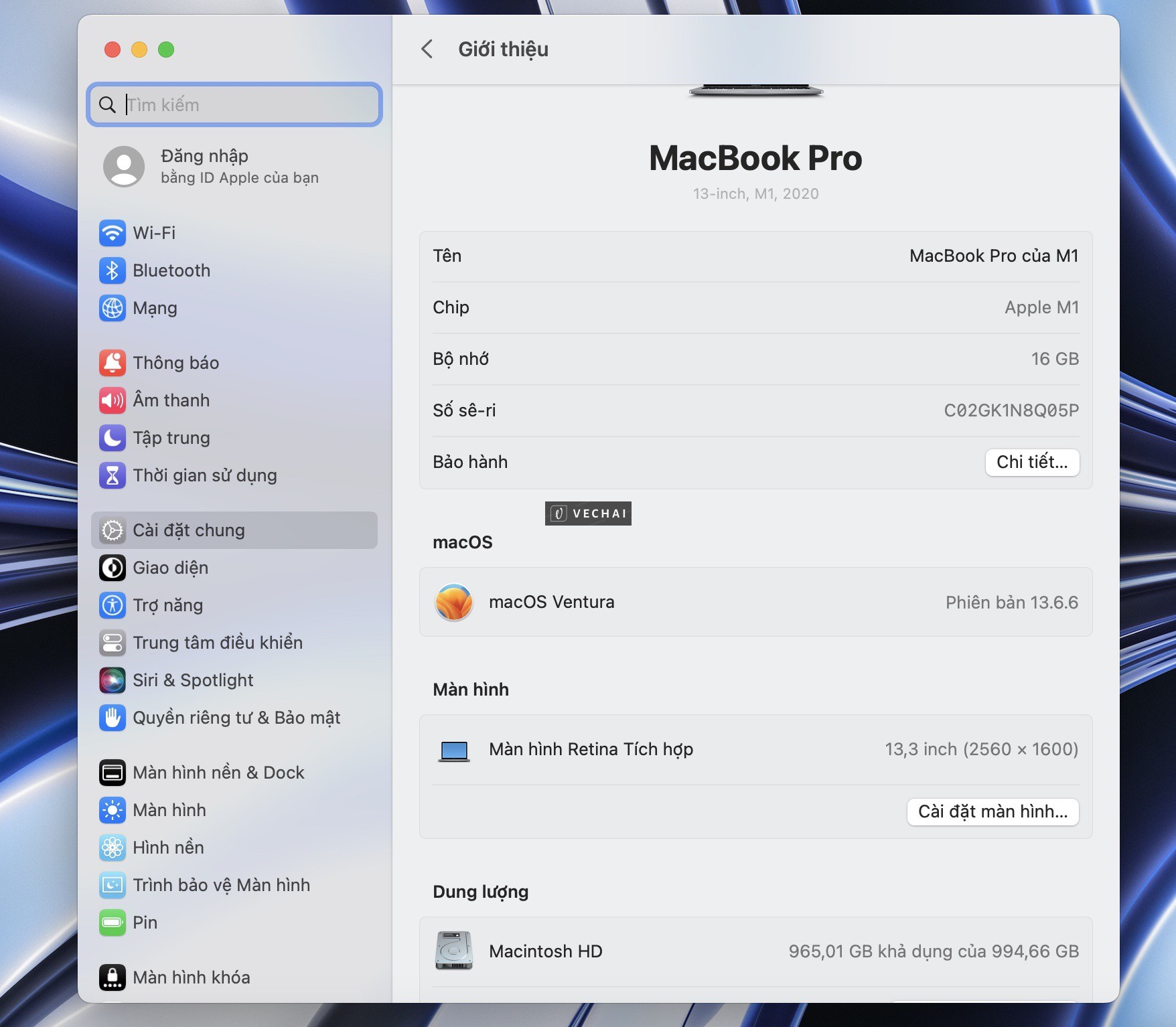 MacBook Pro 13" – M1/16GB/1TB: Giải Pháp Tối Ưu Chỉ 17tr490k