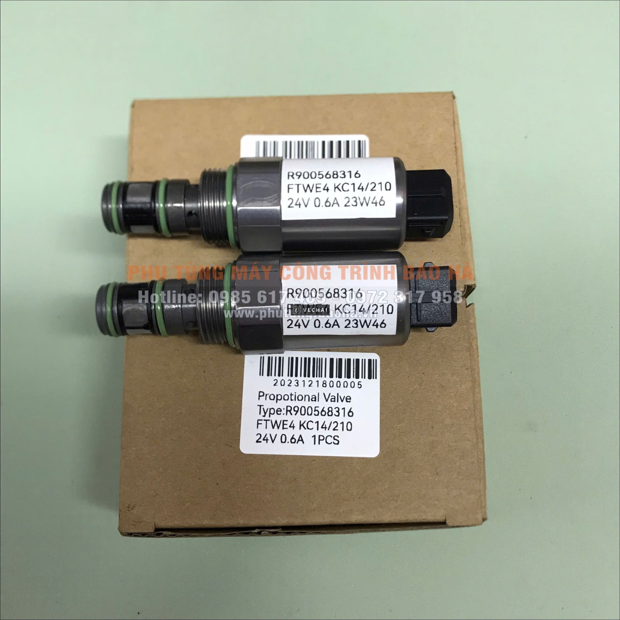 Van điện từ máy xúc R900568316 – Giải pháp điều khiển thủy lực ổn định, bền bỉ