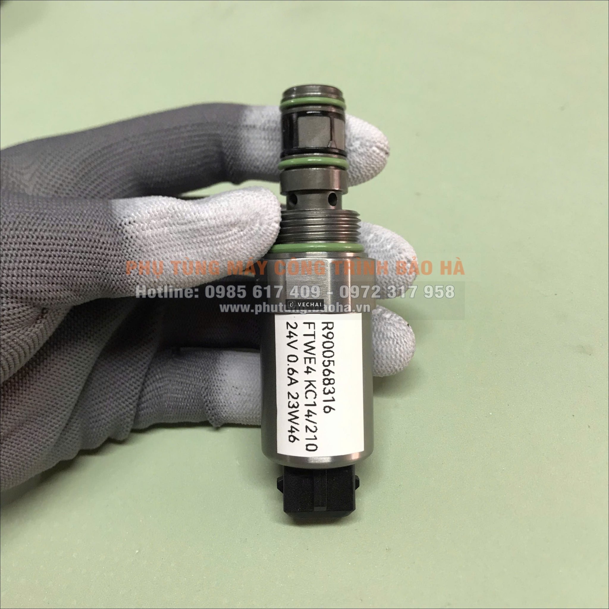 Van điện từ máy xúc R900568316 – Giải pháp điều khiển thủy lực ổn định, bền bỉ