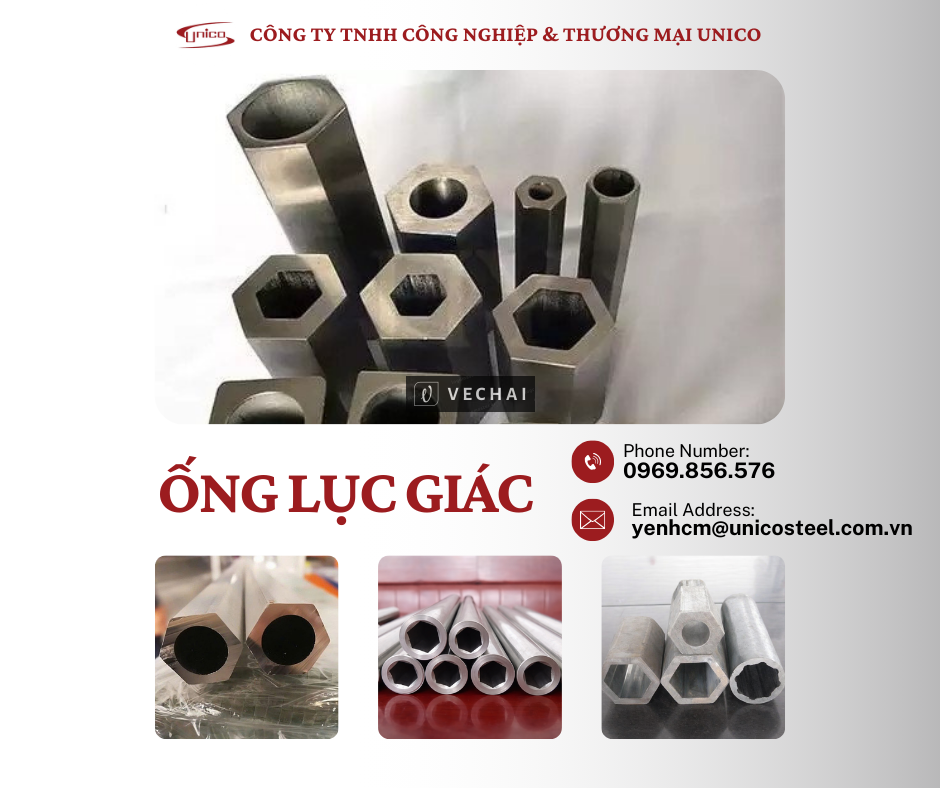 BÁN ỐNG LỤC GIÁC INOX – GIA CÔNG THEO YÊU CẦU