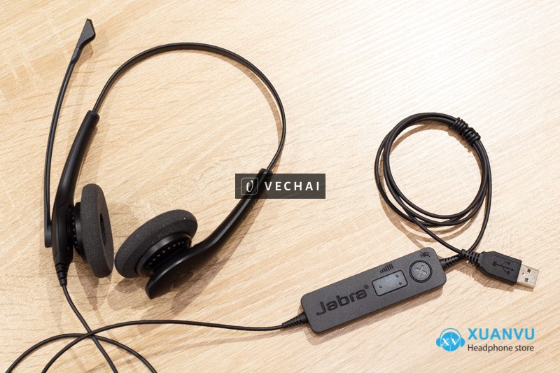 Thanh lý  60 chiếc Tai nghe Jabra Biz 1100 Duo USB chính hãng xịn cho tổng đài viên,trung tâm TA