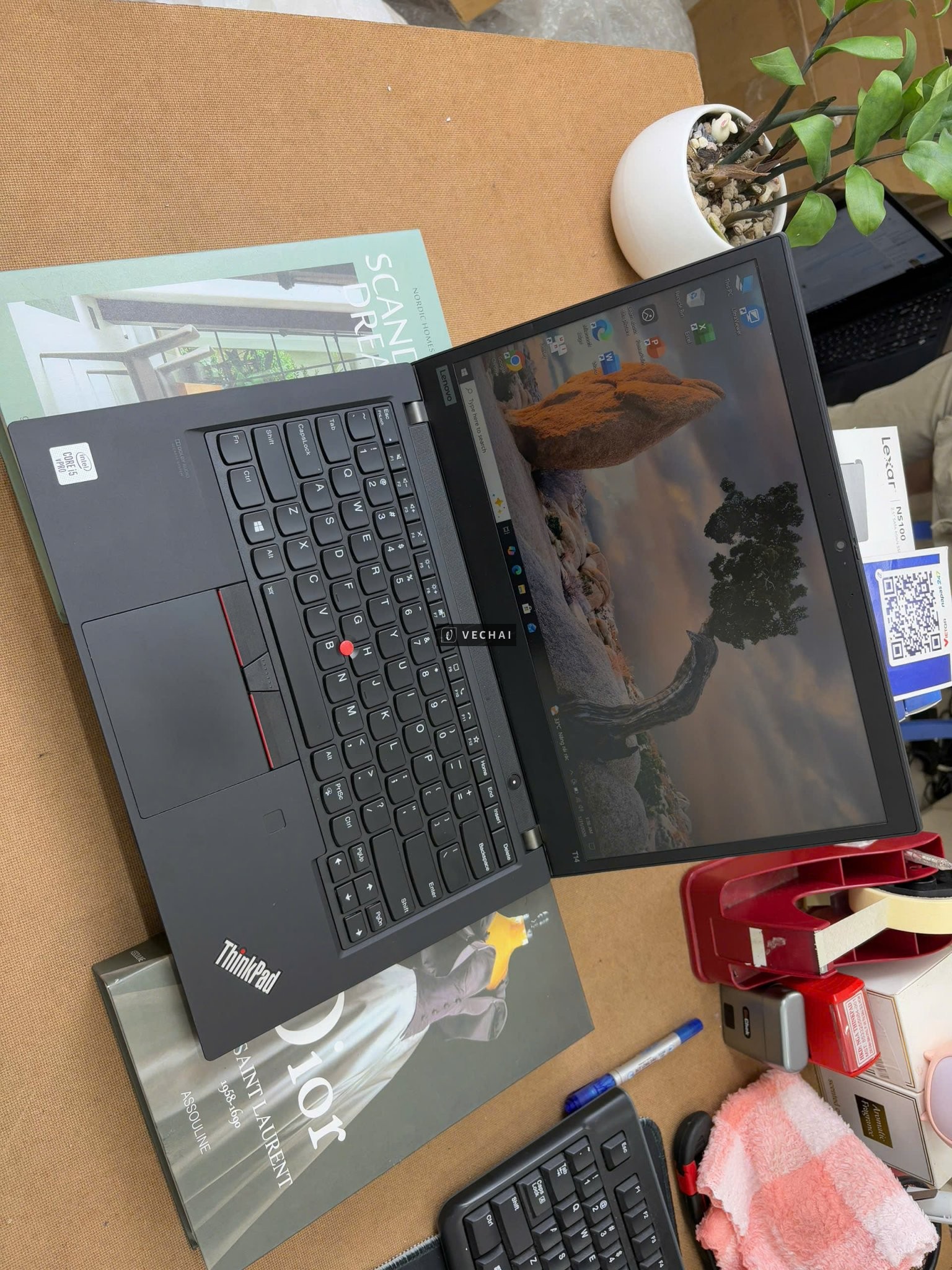 Thinkpad T14 G1  i5 10310U/ 8GB/ 128NVMe/ FHD/ Cam Led Vân/ Pin Excellent 46k/ id 0749A/ vỏ xước