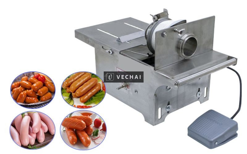 Máy buộc chỉ xúc xích điện mini – tiện lợi