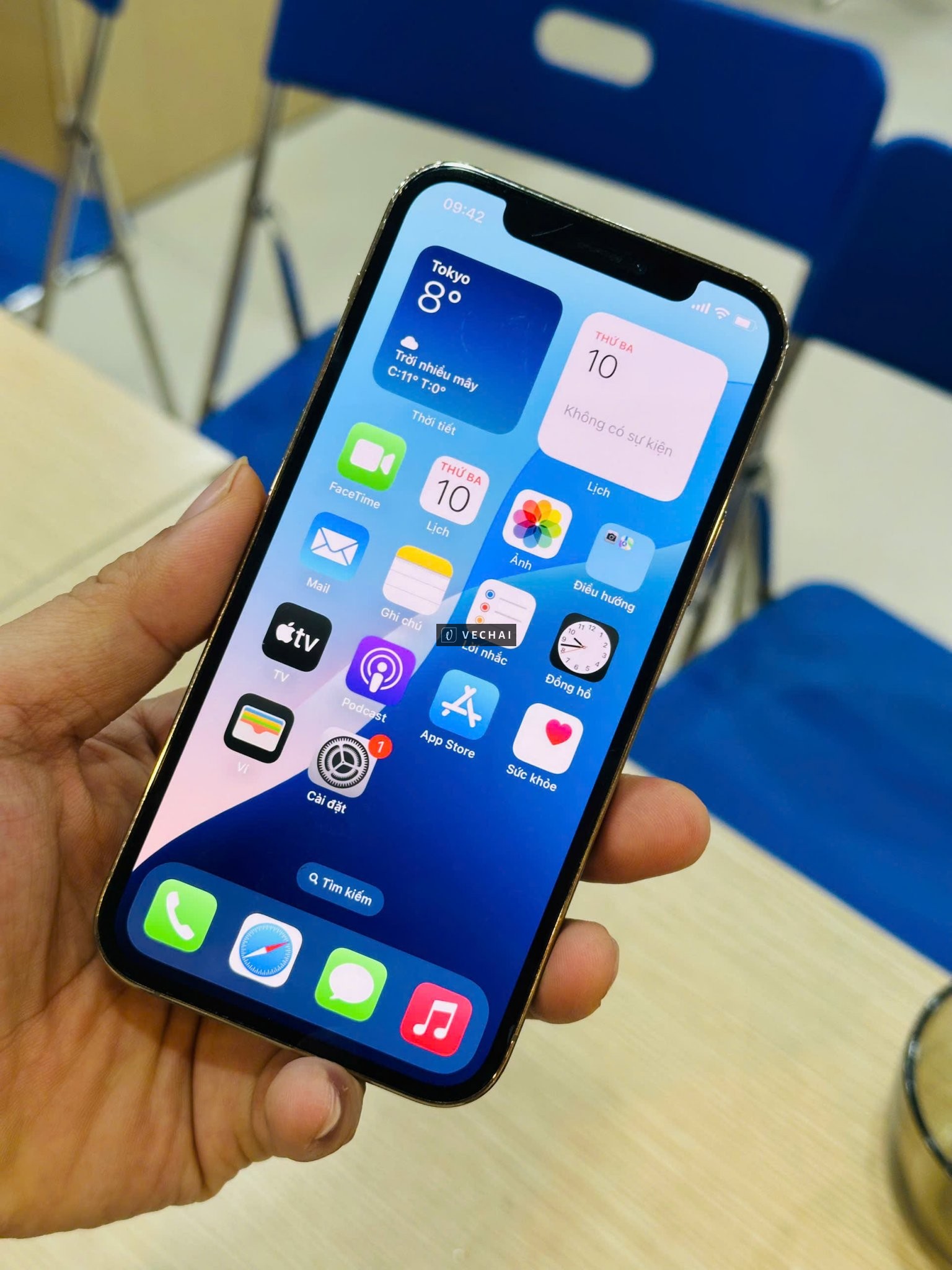 IPHONE 12 PRO 128GB GOLD QUỐC TẾ LẮP 2 SIM TIỆN LỢI NGUYÊN ZIN 100% – Máy nhỏ gọn, thích hợp cho nhữ