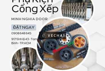 Vì sao cốt bánh xe quyết định độ bền của cổng xếp?
