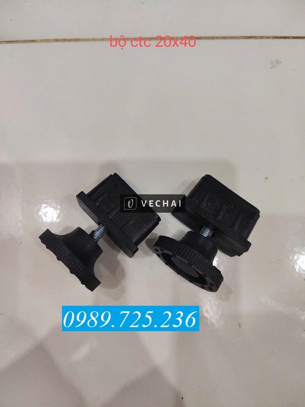 Xưởng sản xuất Bộ chân tăng chỉnh 20×40 ốc M6  giá rẻ