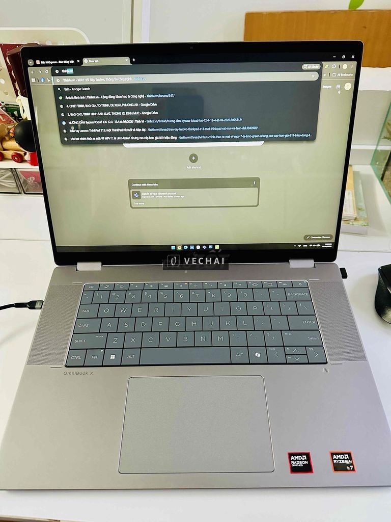 HP omnibook x flip 16 inch Ryzen 7 AI 350 24GB/1TB
