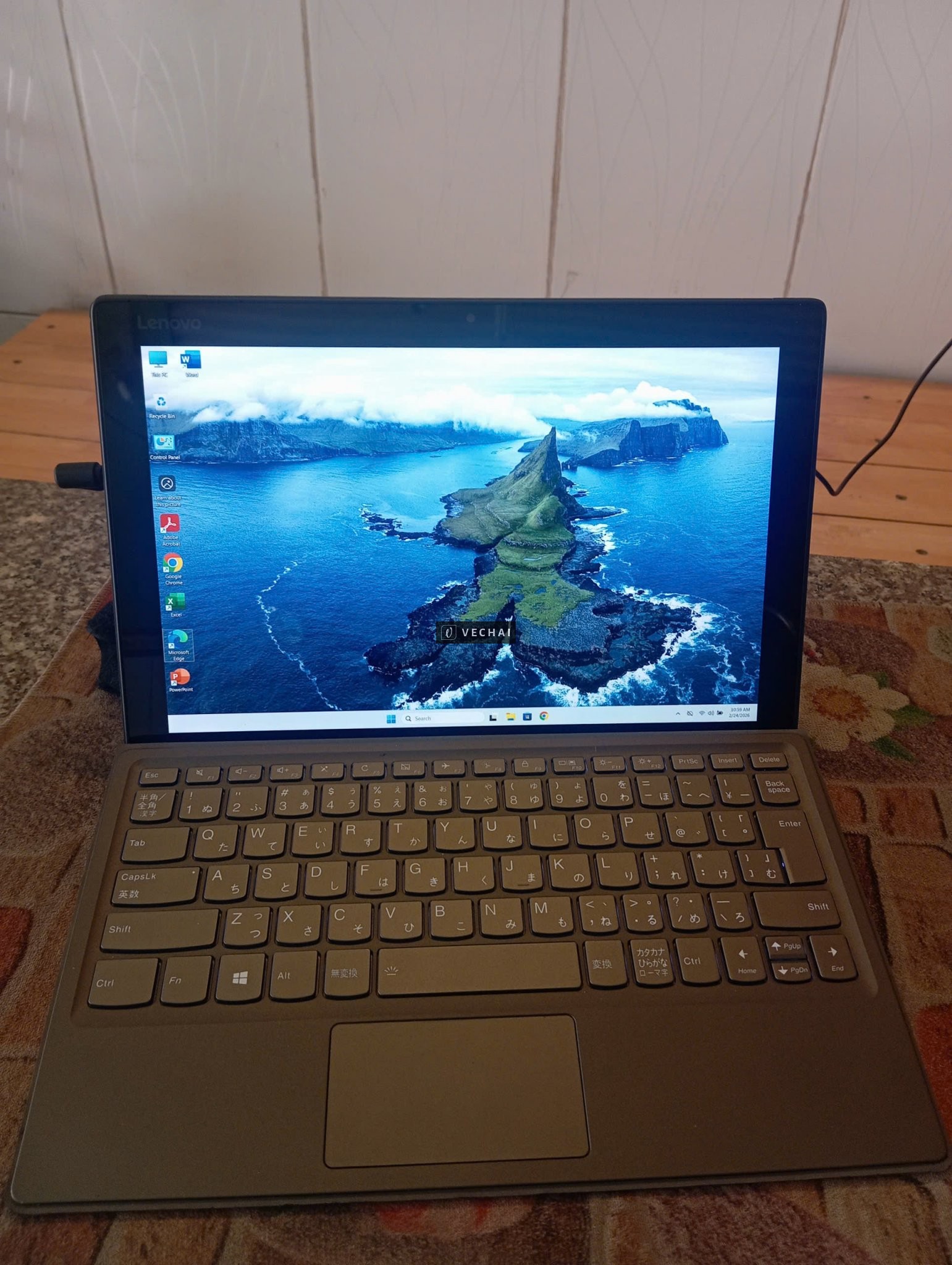 Laptop Lenovo MIIX 520 i5 8250U 8GB 256GB Nvme 12" HD+ Cảm ứng-Phím rời dùng như Tablet