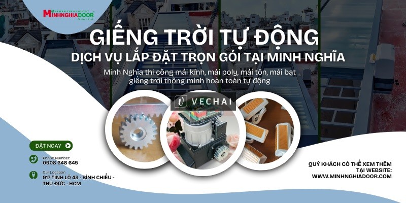Giếng Trời Tự Động HCM Mới Nhất 2025 có nên làm cho thoáng