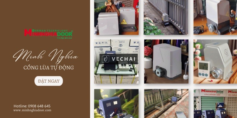 Motor cửa cổng nhập khẩu cao cấp chất lượng Minh Nghĩa 2025