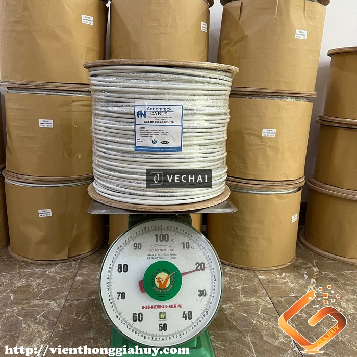 Cáp mạng Cat6A FTP/SFTP Ancomteck chính hãng 305M/cuộn