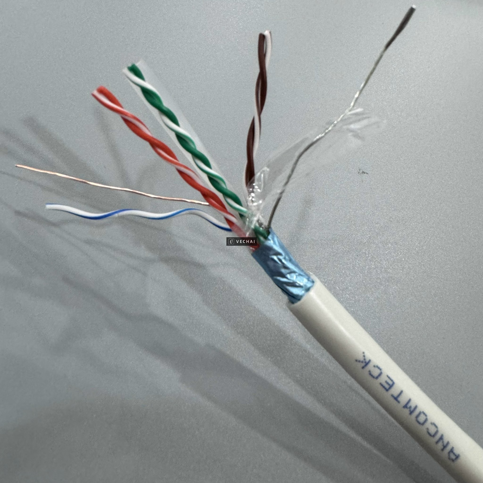 Cáp mạng Cat6A FTP/SFTP Ancomteck chính hãng 305M/cuộn