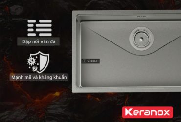 Chậu rửa bát Keranox KX 7645 LOTUS