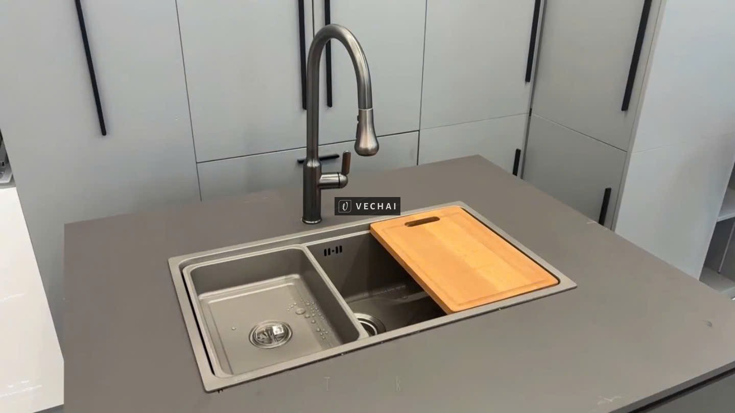 Chậu rửa bát Keranox KX 7645 LOTUS