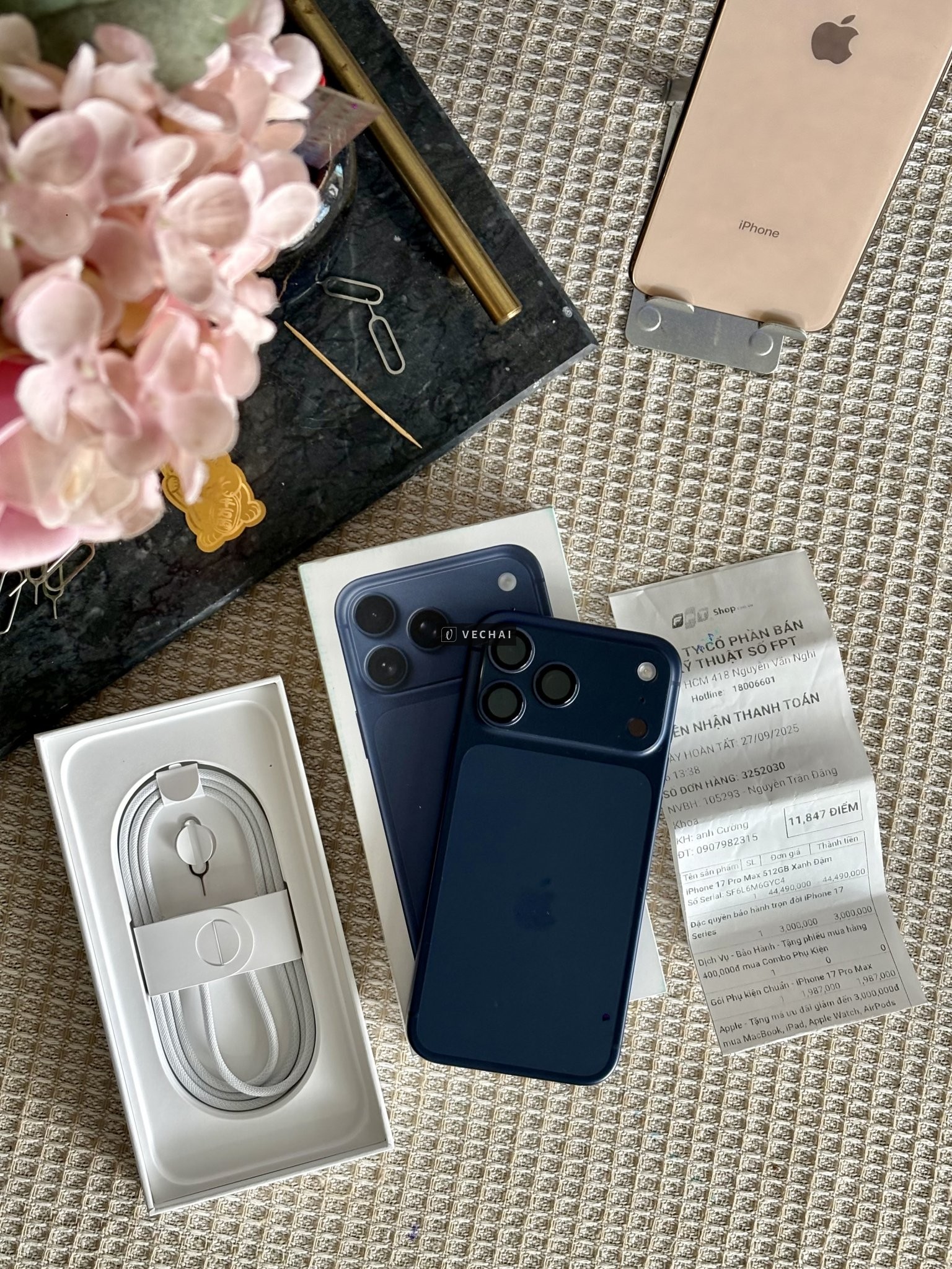 17 Pro max 512G VN BH FPT Trọn Đời 2/2027 !