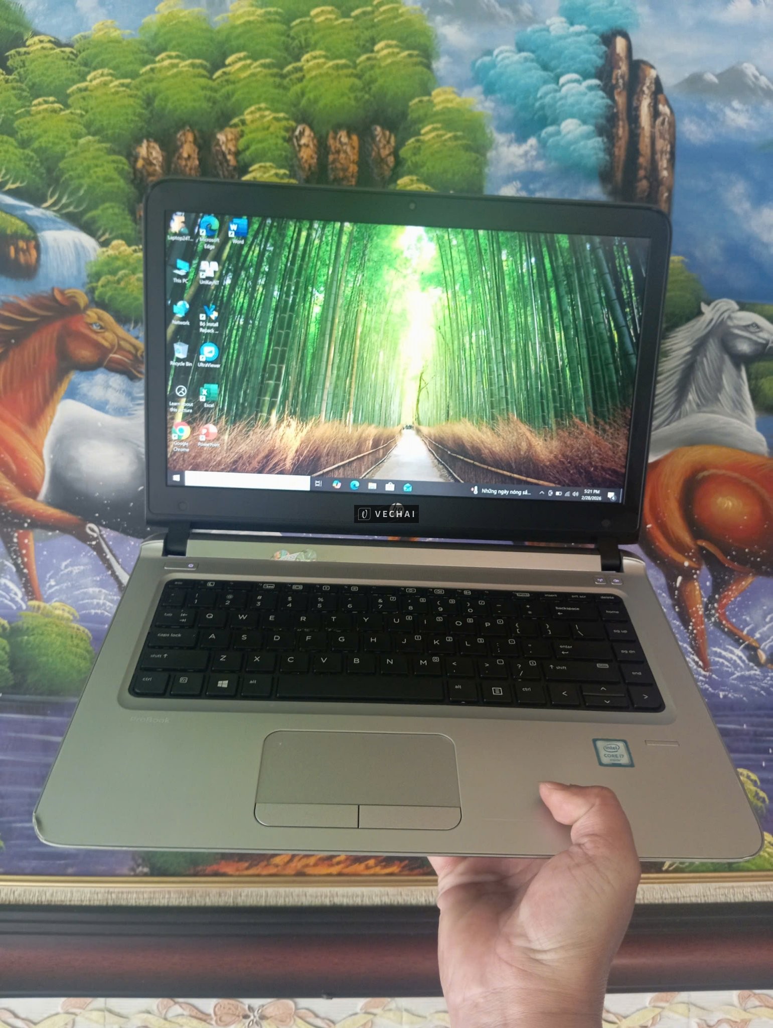 Laptop HP ProBook 440 G3 i7 6500U Ram 8GB SSD M2 128GB 14” FHD Led phím