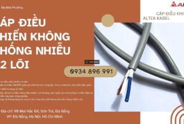 Cáp Điều Khiển Không Chống Nhiễu 2 Lõi Chất Lượng Cao Thái Nguyên, Bắc Giang, Hải Dương