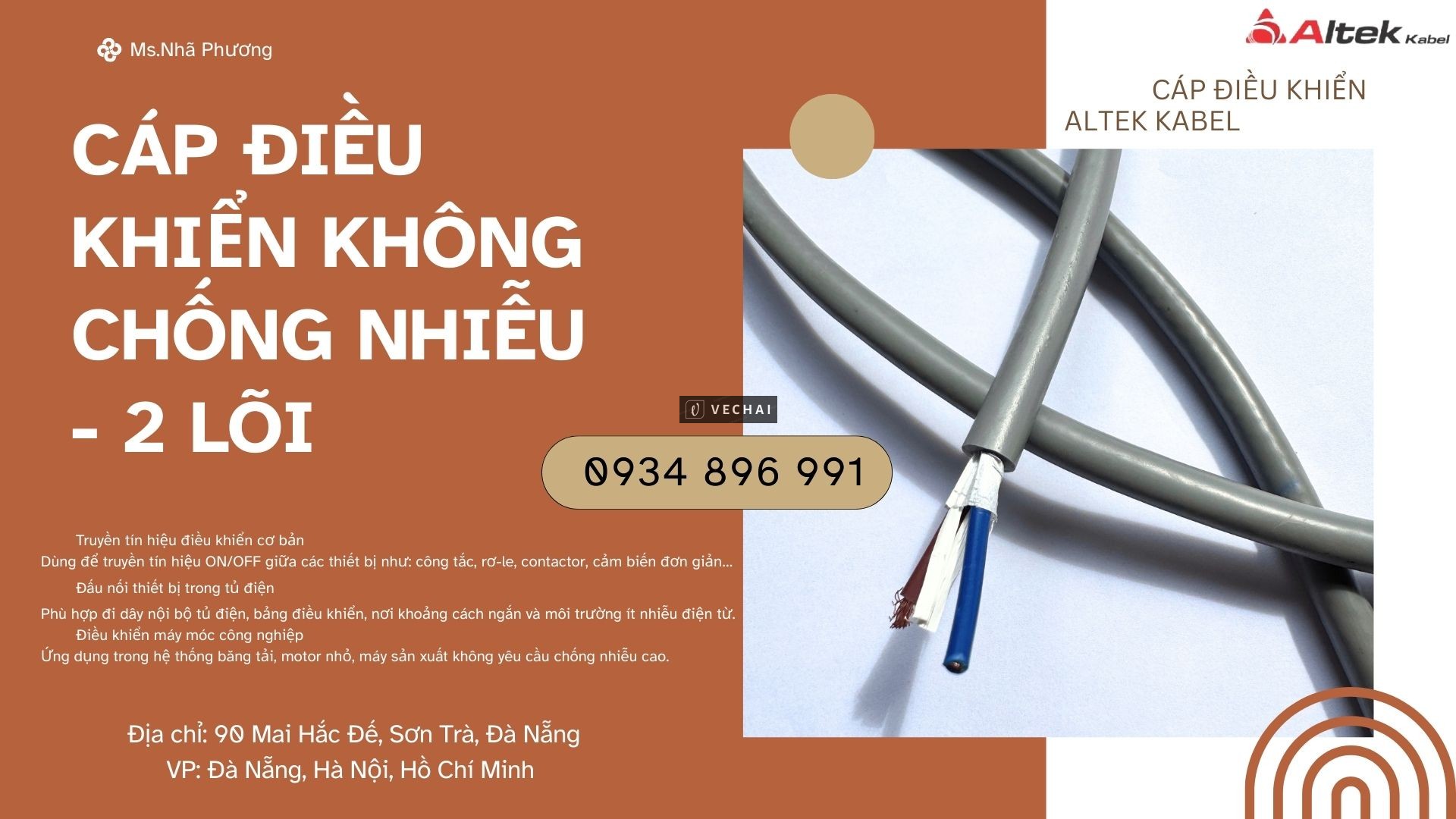 Cáp Điều Khiển Không Chống Nhiễu 2 Lõi Chất Lượng Cao Thái Nguyên, Bắc Giang, Hải Dương