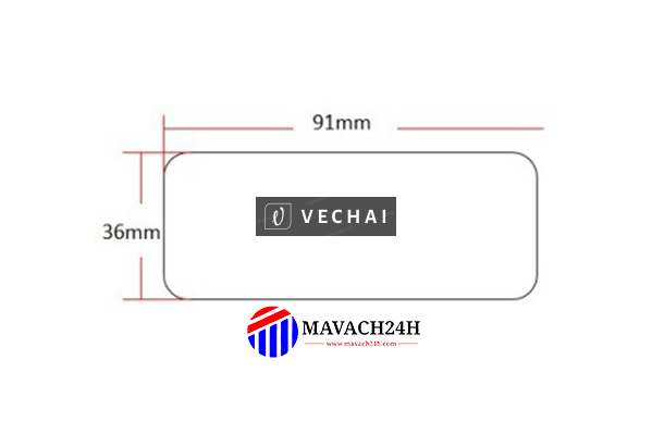 Giấy in mã vạch 91x36mm