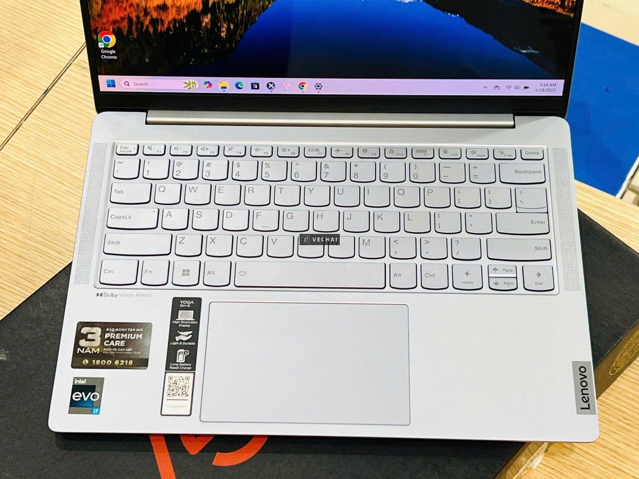 Lenovo Yoga Slim 6 Core i7-13700H 16GB 512GB 14' OLED BH dài 28.02.2027 fullbox  – Hàng chính hãng m