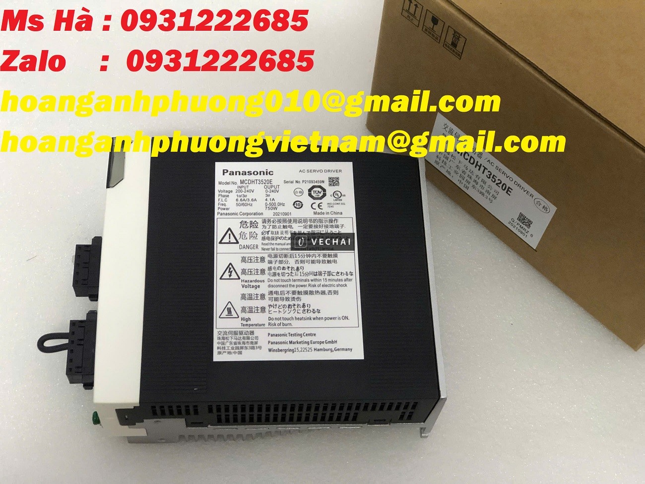 Điều khiền servo – giá cạnh tranh – dòng Panasonic MCDHT3520E