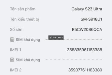 SAMSUNG S23 UTRAL 12/512G BẢN MỸ CẤU HÌNH CAO – Hỗ trợ 2 sim: 1 Sim vậy Lý, 1 Esim tiện dụng – Bản o