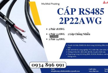 Cáp RS485 2 Pair 24AWG Altek Kabel Khánh Hòa – Gia Lai – Phú Yên | Chất Lượng Cao