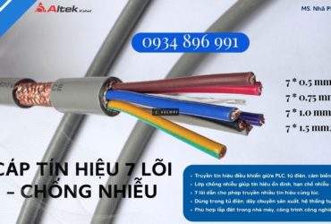 Cáp Tín Hiệu Chống Nhiễu 7×1.5mm² Altek Kabel – Phân Phối Quảng Trị, Quảng Bình, Quảng Ngãi, Bình Đị