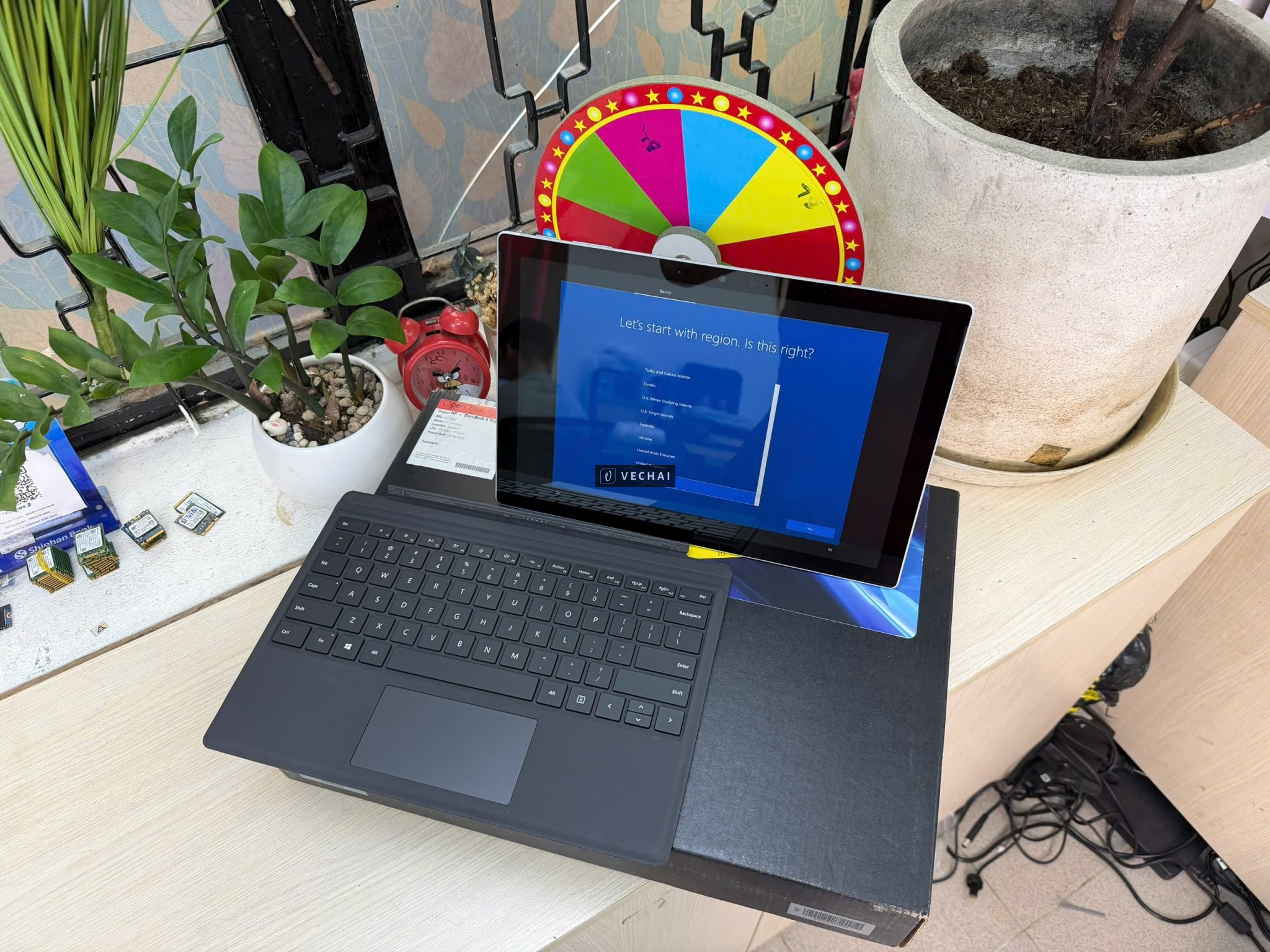 Surface Pro 7 Platinum   | i5 1035G4/ 8GB/ 256GB/ 2.7K TOUCH – xước, đốm/ CAM IR LED