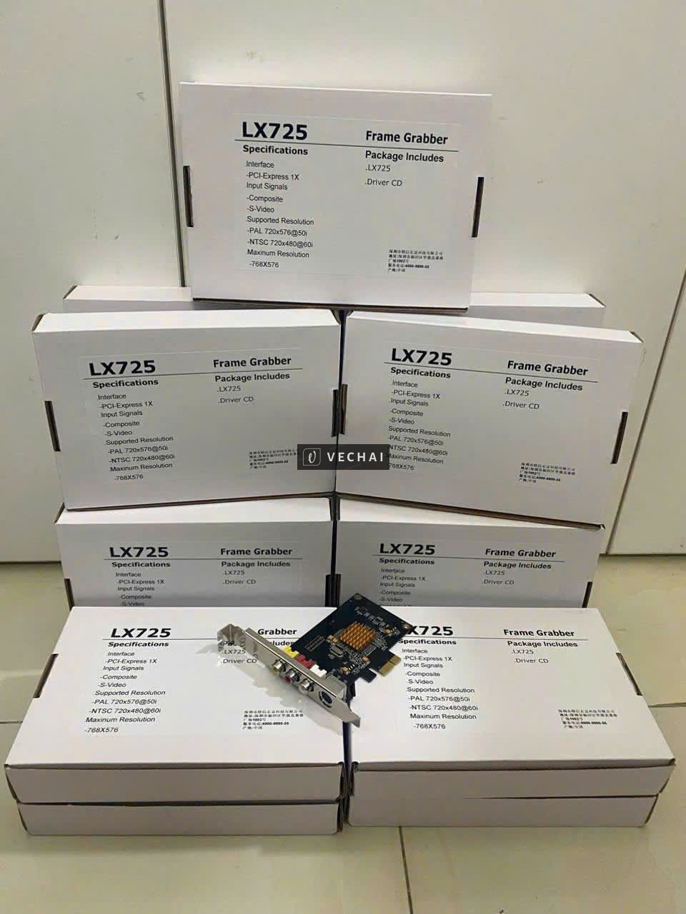 Card Capture PCI-E to RCA AV, S-Video, ghi hình máy siêu âm, nội soi y tế hỗ trợ SDK Lianxinhongfu L