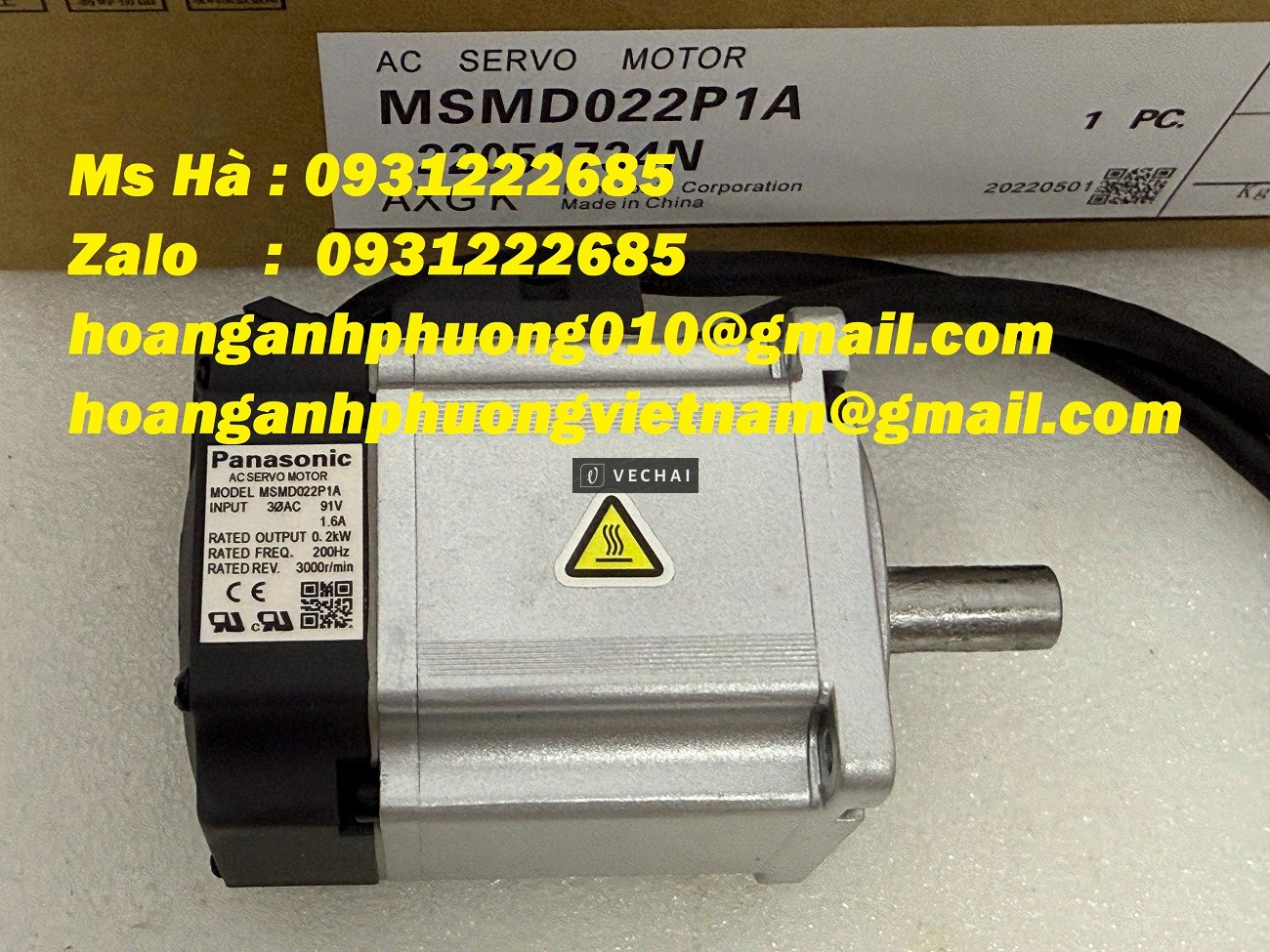 Thiết bị điện công nghiệp – servo Panasonic MSMD022P1A