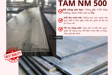 THÉP TẤM NM500: "LỚP GIÁP" SIÊU CỨNG – GIẢI PHÁP CHỐNG MÀI MÒN CỰC HẠN