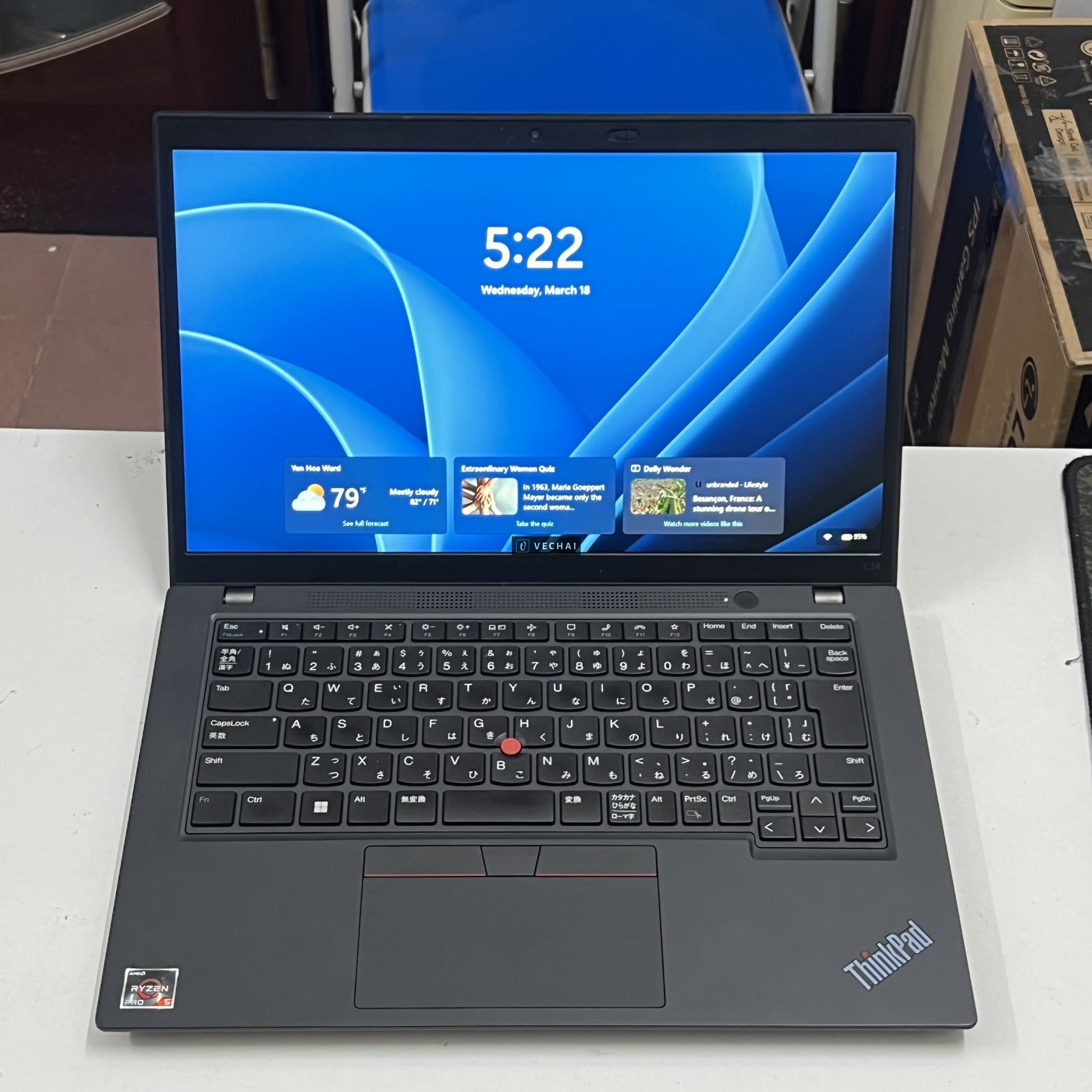 LENOVO THINKPAD L14 GEN 4 RYZEN 5 PRO 7530U, RAM 8GB, SSD 512GB, 14 INCH FHD