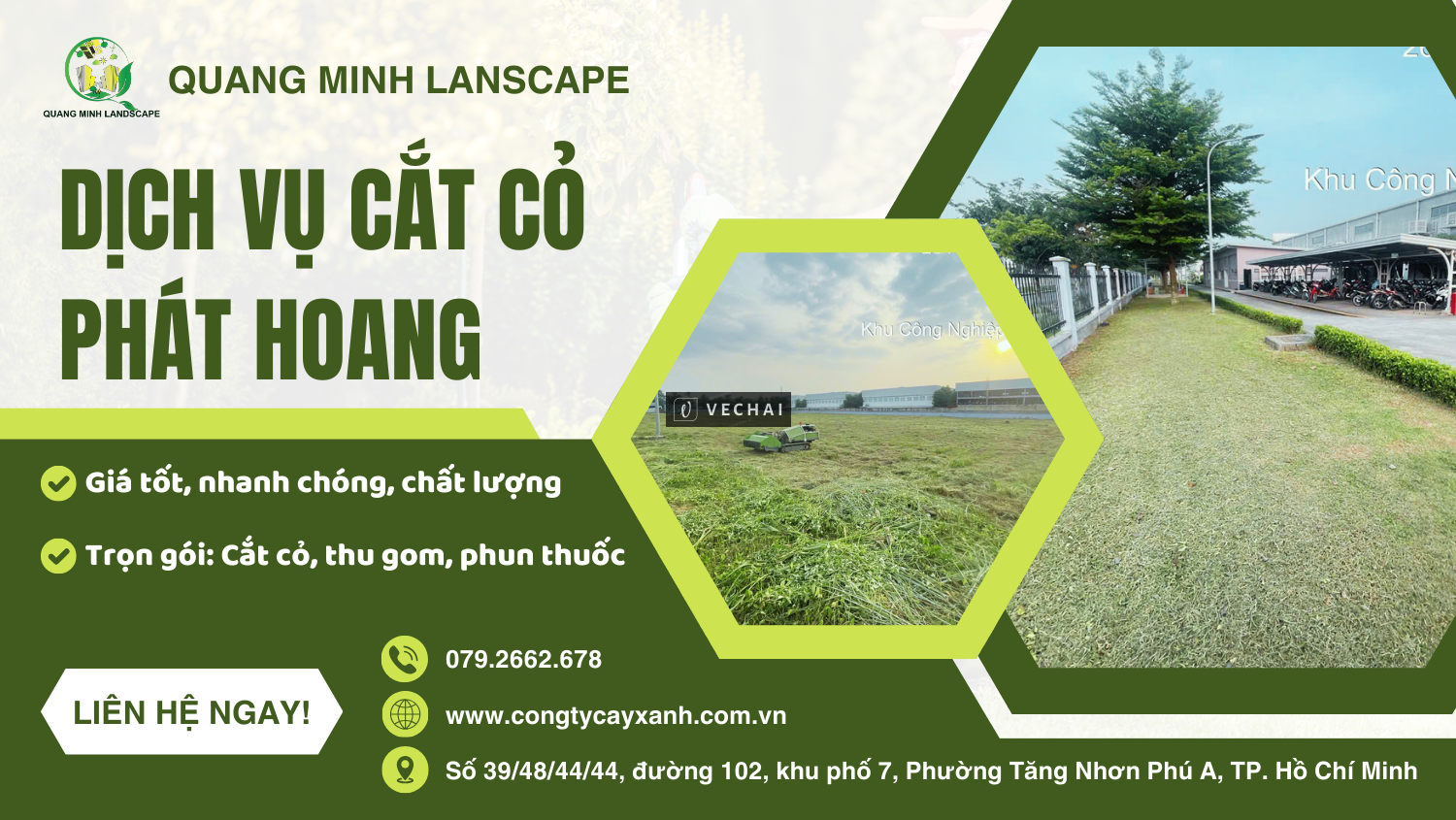 Dịch Vụ Cắt Cỏ Phát Hoang Tại Đồng Nai, TP. HCM