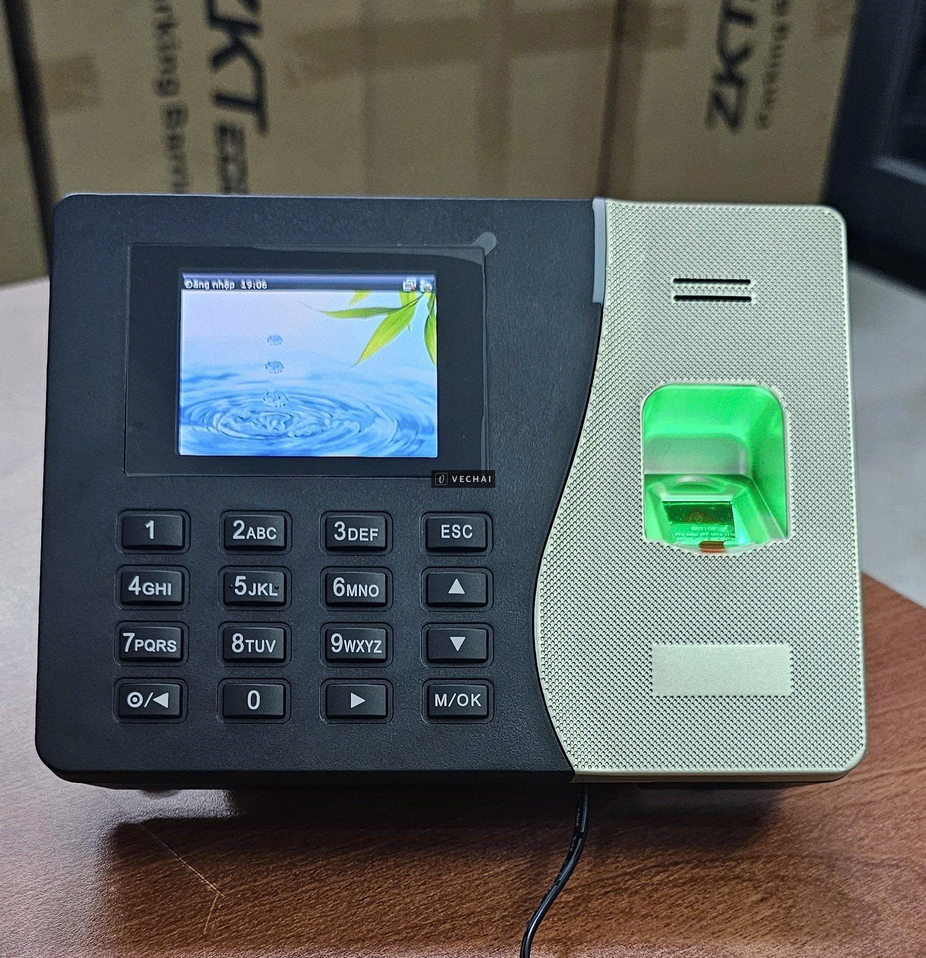 Máy chấm công vân tay ZKTeco K14Pro