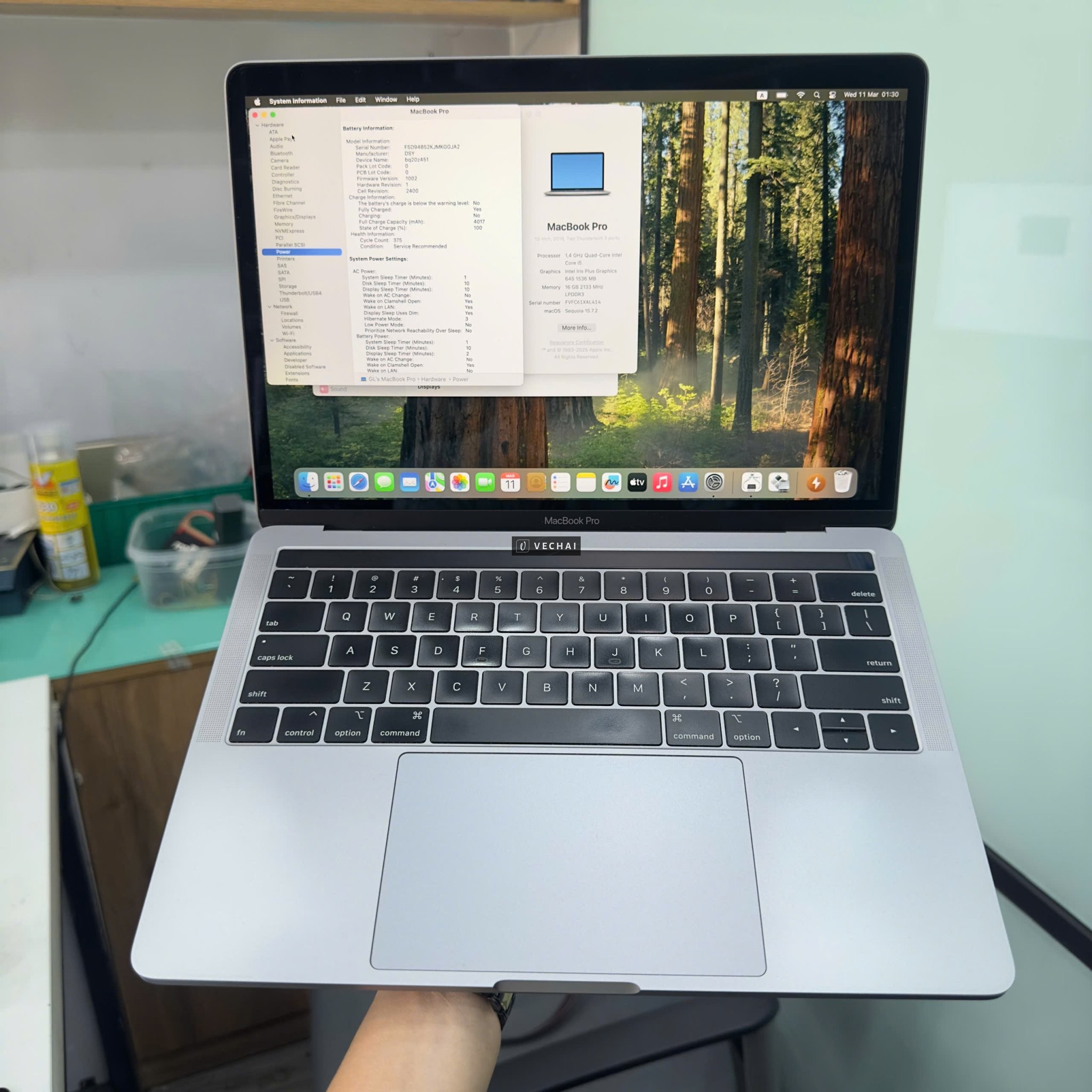 MacBook Pro 2019 13 inch/16G/256G zin đẹp giá cực tốt