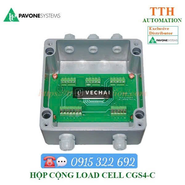 Juntion box – Hộp nối – Hộp cộng tín hiệu load cell CGS4-C