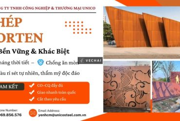 THÉP CORTEN (COR-TEN): VẬT LIỆU KHÁNG THỜI TIẾT VỚI VẺ ĐẸP VĨNH CỬU