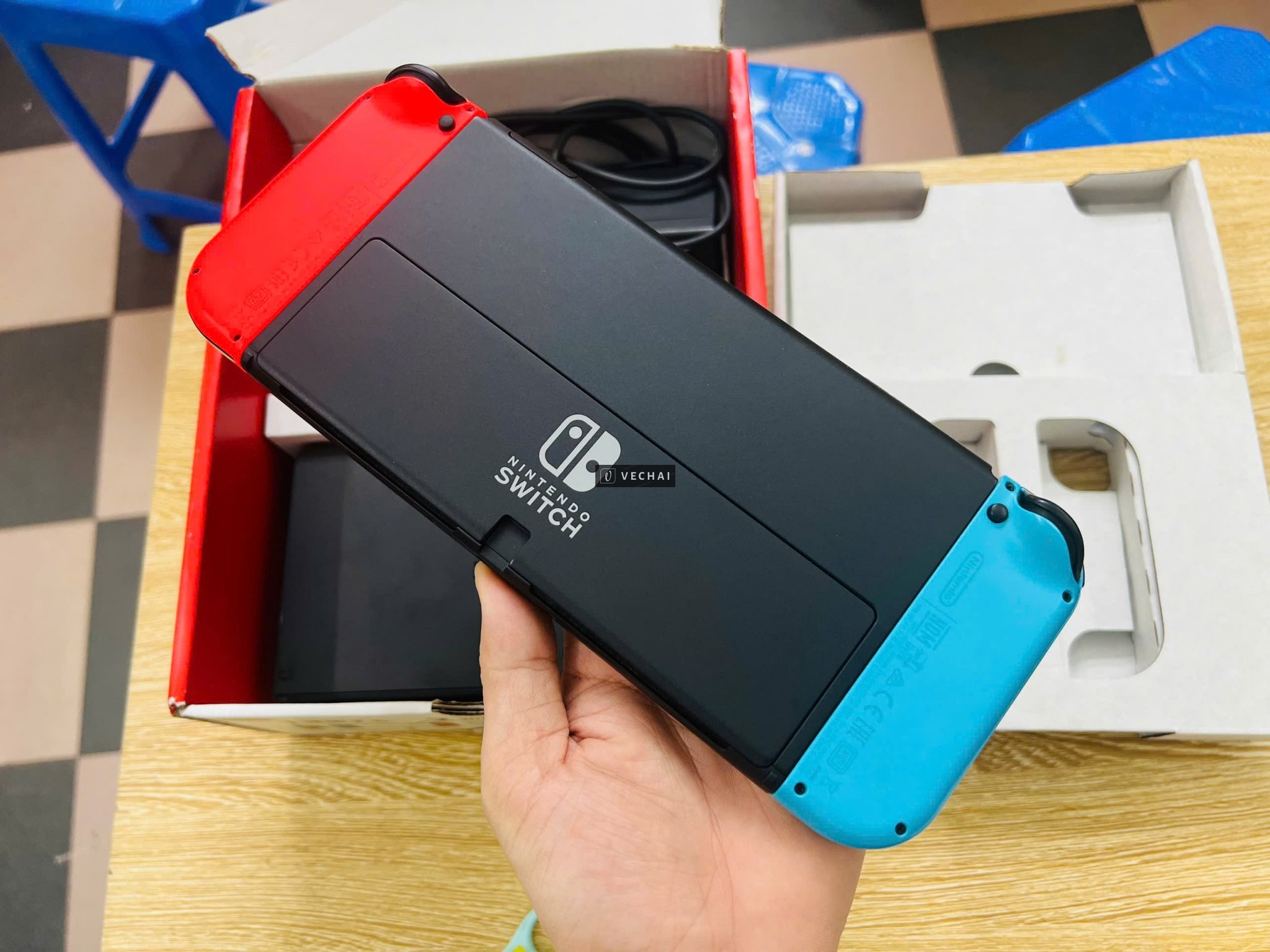 Nintendo switch OLED HẮC THẺ 256GB FULLBOX full phụ kiện, cài sẵn game cho ae  – Có sẵn hot tinfoi –