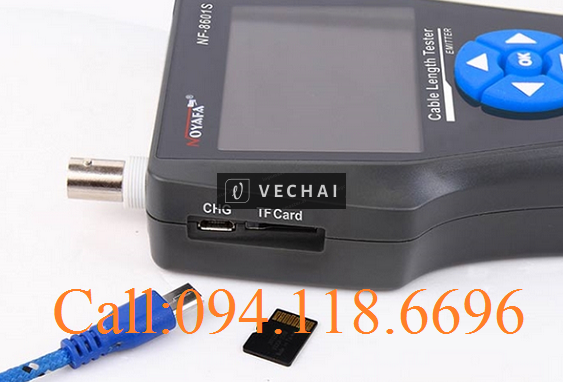 Máy test mạng NF-8601S Đa Chức Năng RJ45, RJ11, BNC, kim loại Cáp, PING/POE…