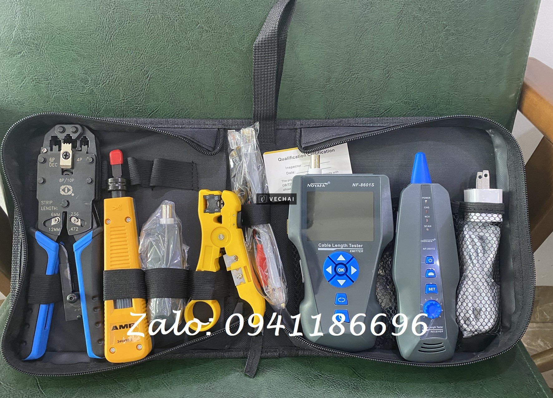 Máy test, dò cáp mạng hãng NoYaFa, cáp mạng thang máy Cat7 SFTP hãng Ancomteck sẵn số lượng