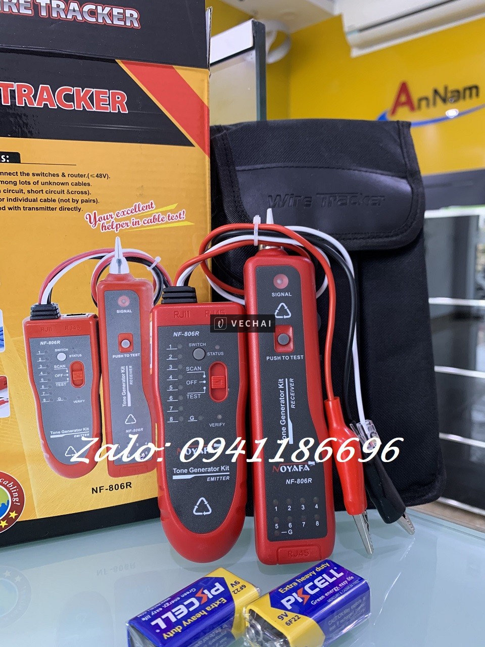 Máy test, dò cáp mạng hãng NoYaFa, cáp mạng thang máy Cat7 SFTP hãng Ancomteck sẵn số lượng