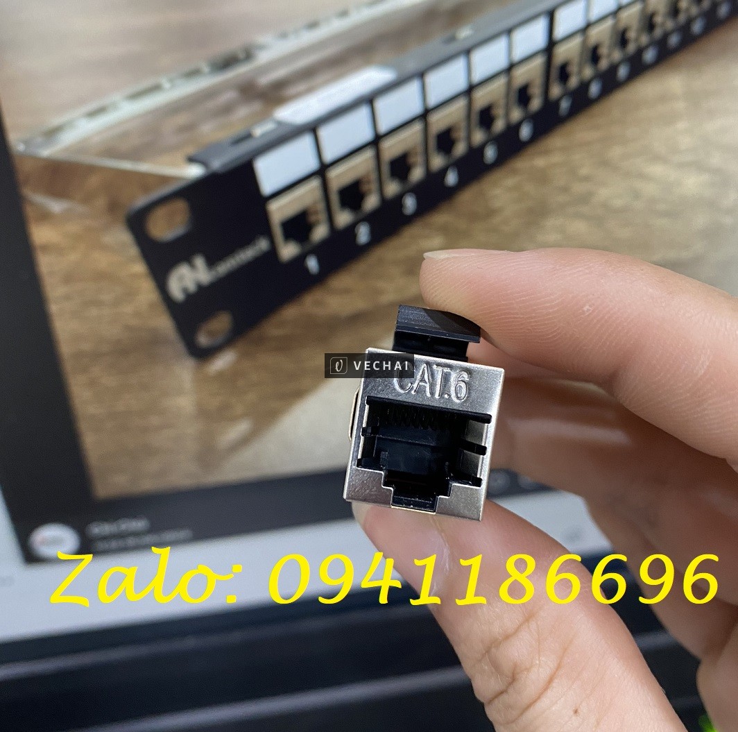 Đại lý phân phối Thanh đấu nối mạng PATCH PANEL STP 24 cổng CAT6A mã ACT-24S1U, ACT-6A-88 ANCOMTECK