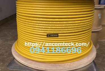 Dây Cáp CAT8 SFTP Dạng Xoắn 23AWG tốc độ 40G, Đầu bấm hạt mạng Cat8 hãng Ancomteck sẵn kho