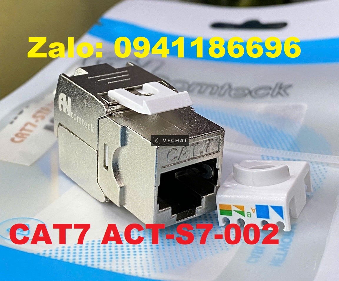 Nhân mạng cat7 STP, Mudule CAT7 ACT-S7-002 hãng Ancomteck