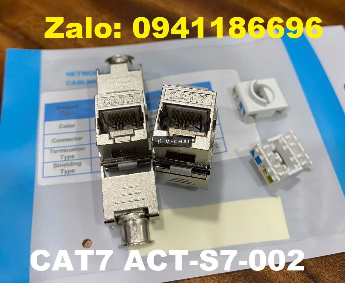 Nhân mạng cat7 STP, Mudule CAT7 ACT-S7-002 hãng Ancomteck