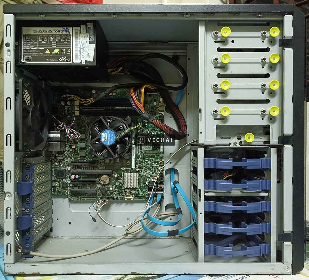 Bộ case Server Xeon E3-1231 v3 thiếu SSD/HDD